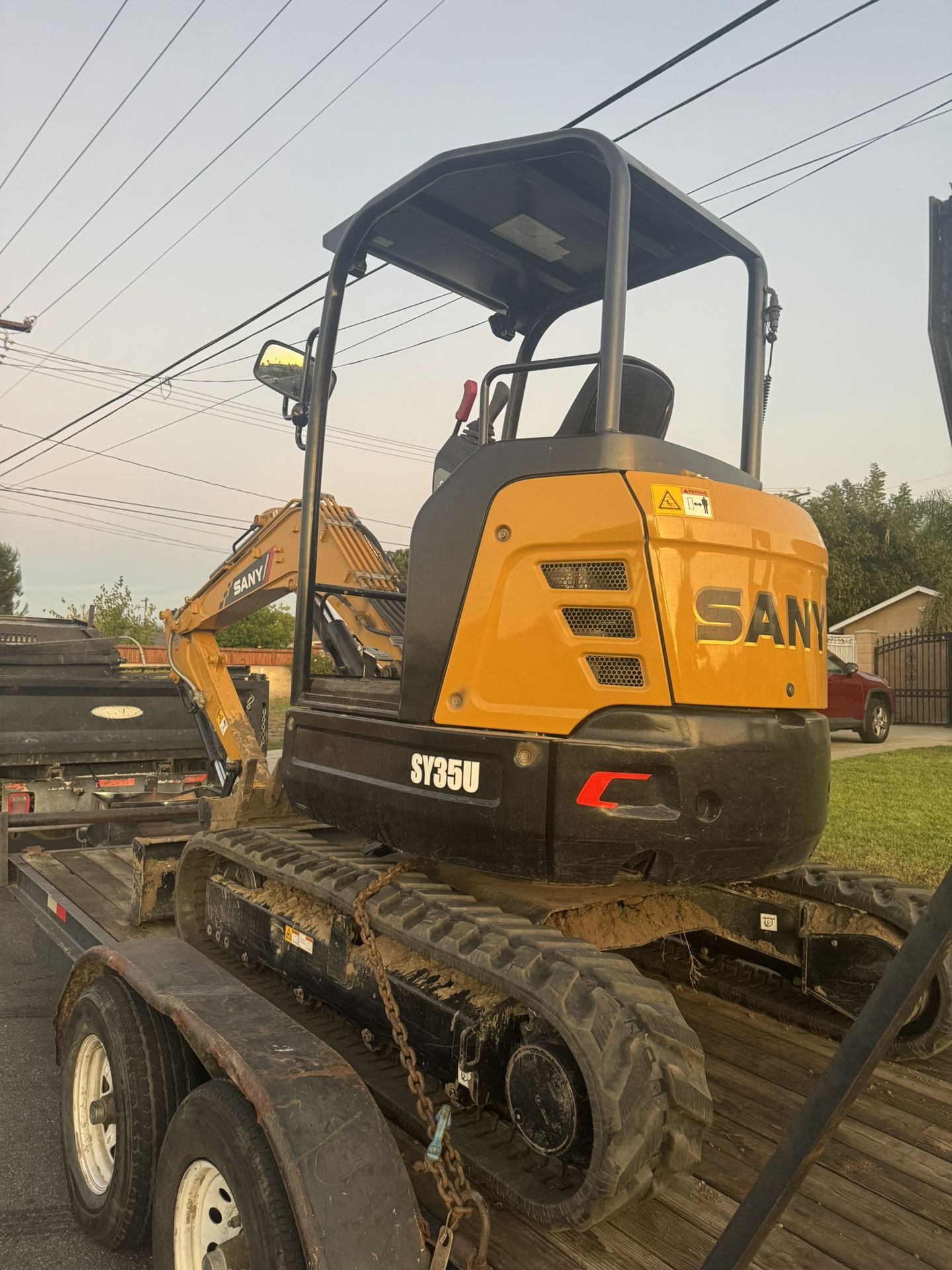 sany sy35U excavator like new
