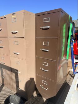 MUST GO THIS WEEKEND - Metal Filing Cabinets - 5 Total