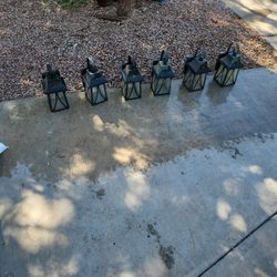 6 exterior lights