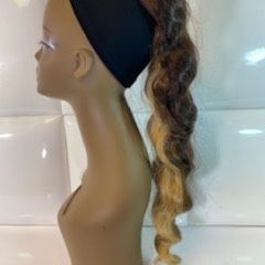 synthetic Hair extension ponytail- Brown/blonde-brand new $30-cola de cabello extension coleta nueva