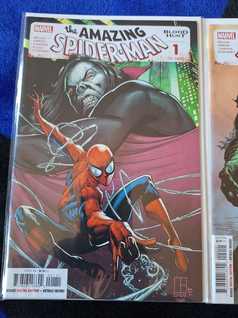 Spider Man Blood Hunt Tie In Comics
