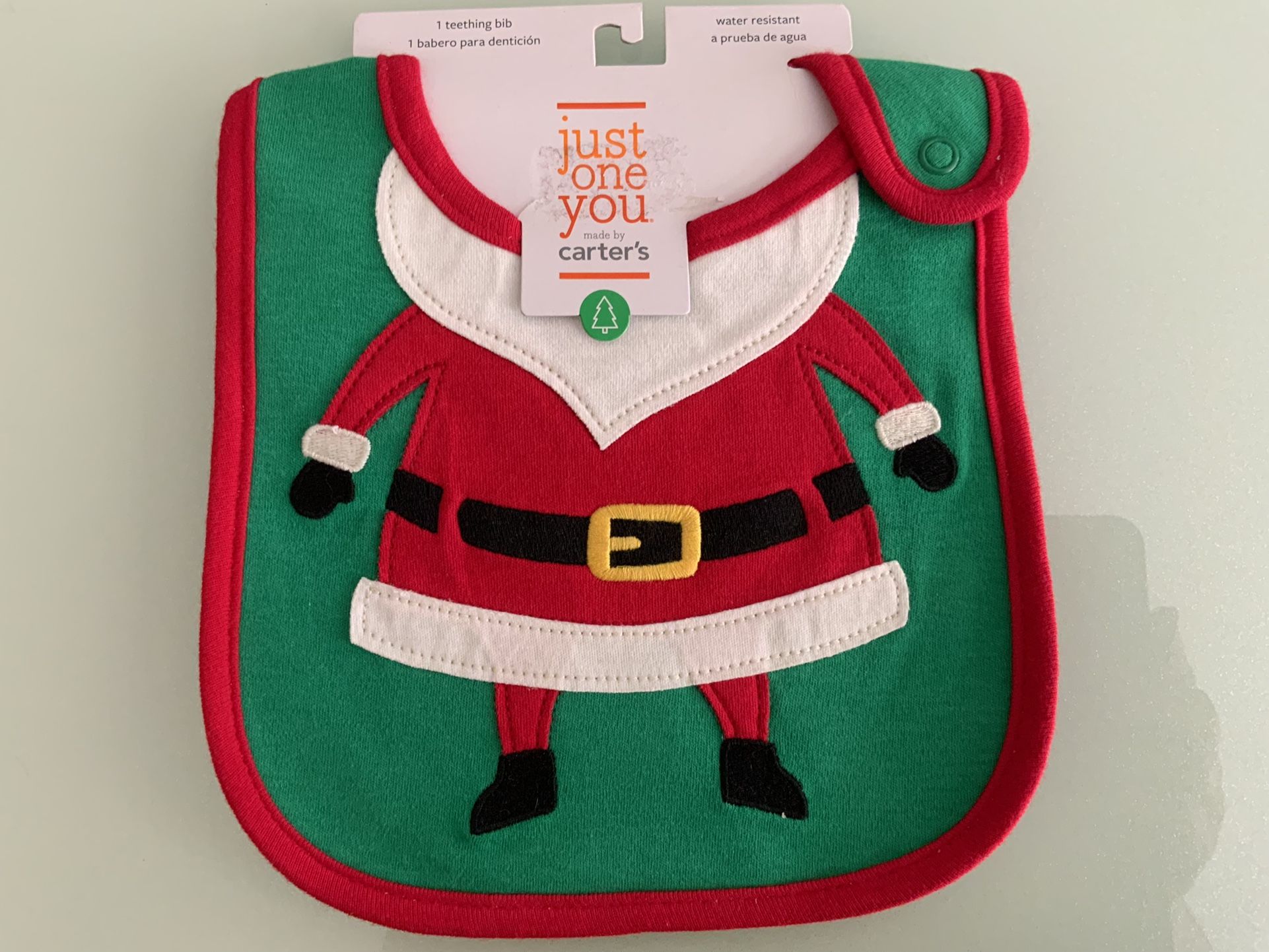 Infant Santa Bib New 