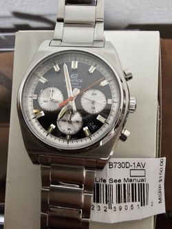 Edifice 40mm Quartz Sapphire