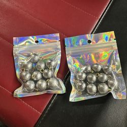 Cannon Ball Weights (10Packs) 1/2 &3/4oz