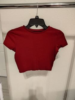 wild fable Maroon, cropped top women size XS