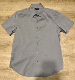 Theory-Slim Short-Sleeve Shirt/Size Large $45