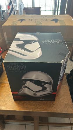 Star Wars The Black Series First Order Stormtrooper Premium Electronic Helmet.