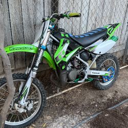 Kawasaki 85 cc Green Color