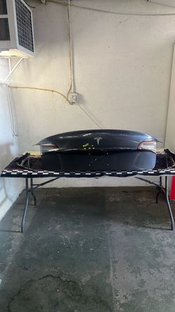TESLA MODEL 3 TRUNK LID 2017-2019 2020 2021 2022 2023 1081460-E0-D POWER OEM