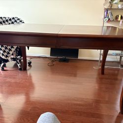 78-Inch Coaster Contemporary Dining Table with A Rich Cherry Finish