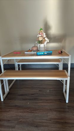 Table and chairs
