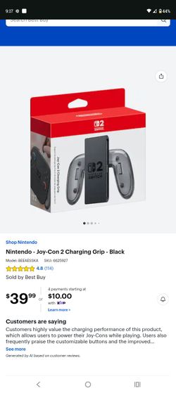 Nintendo switch joy con charging thing