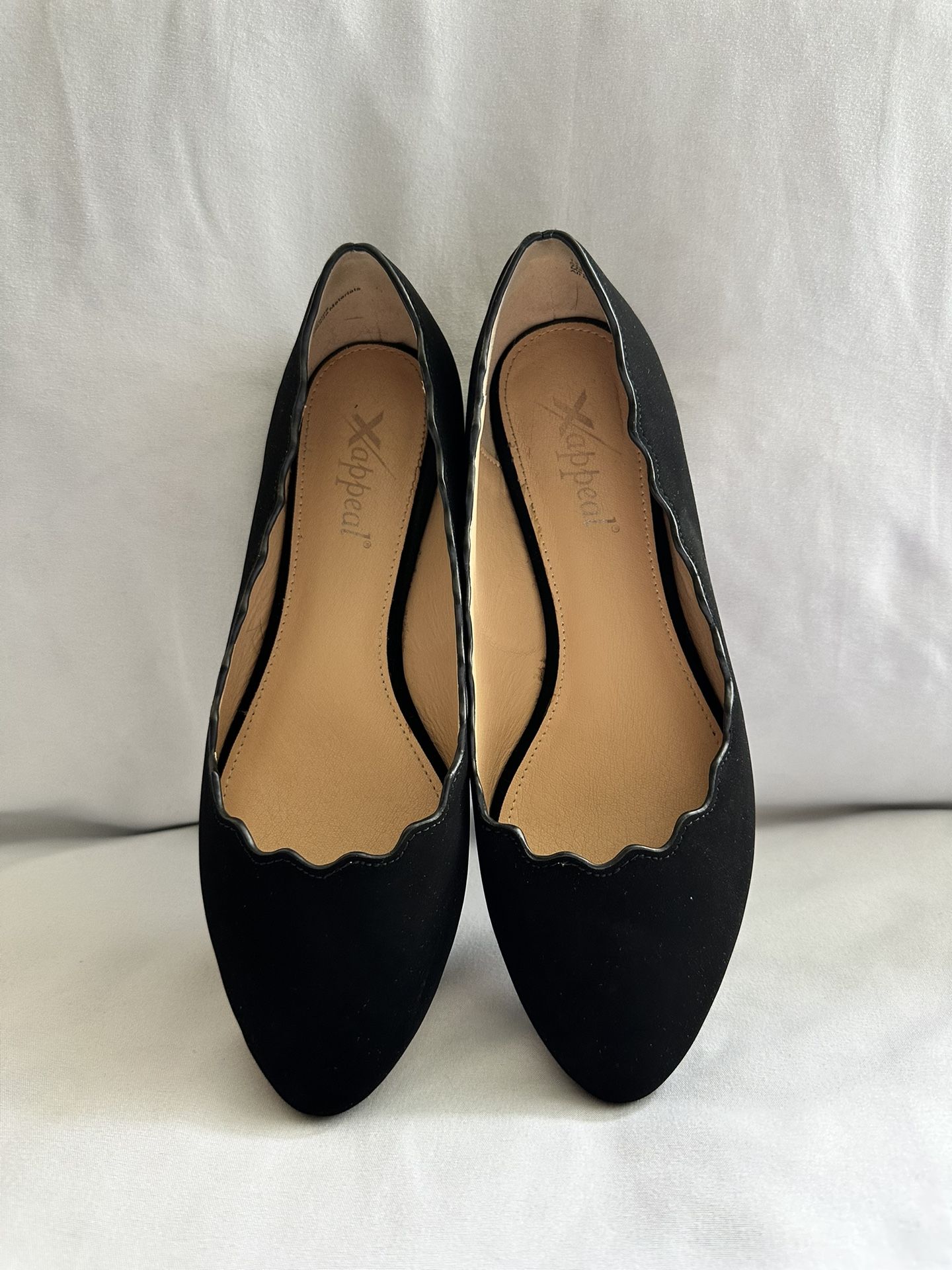 Black Suede Ballet Flat
