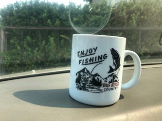 Fishing coffee cup