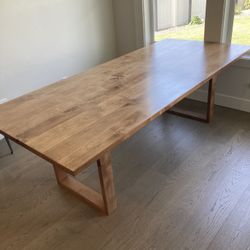 Dining Table Solid Alder Wood