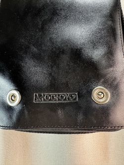 OC+OVO Black Tech Crossbody Bag Snap Zip Closure Adjustable Strap Unisex