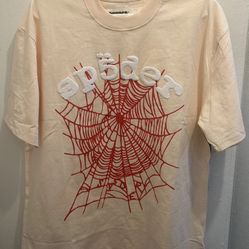 Sp5der Legacy Logo HW Tee 'Cream' Size Large