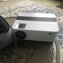 LED Portable Projector And  80”Pull Down Screen /Tripod Stand 