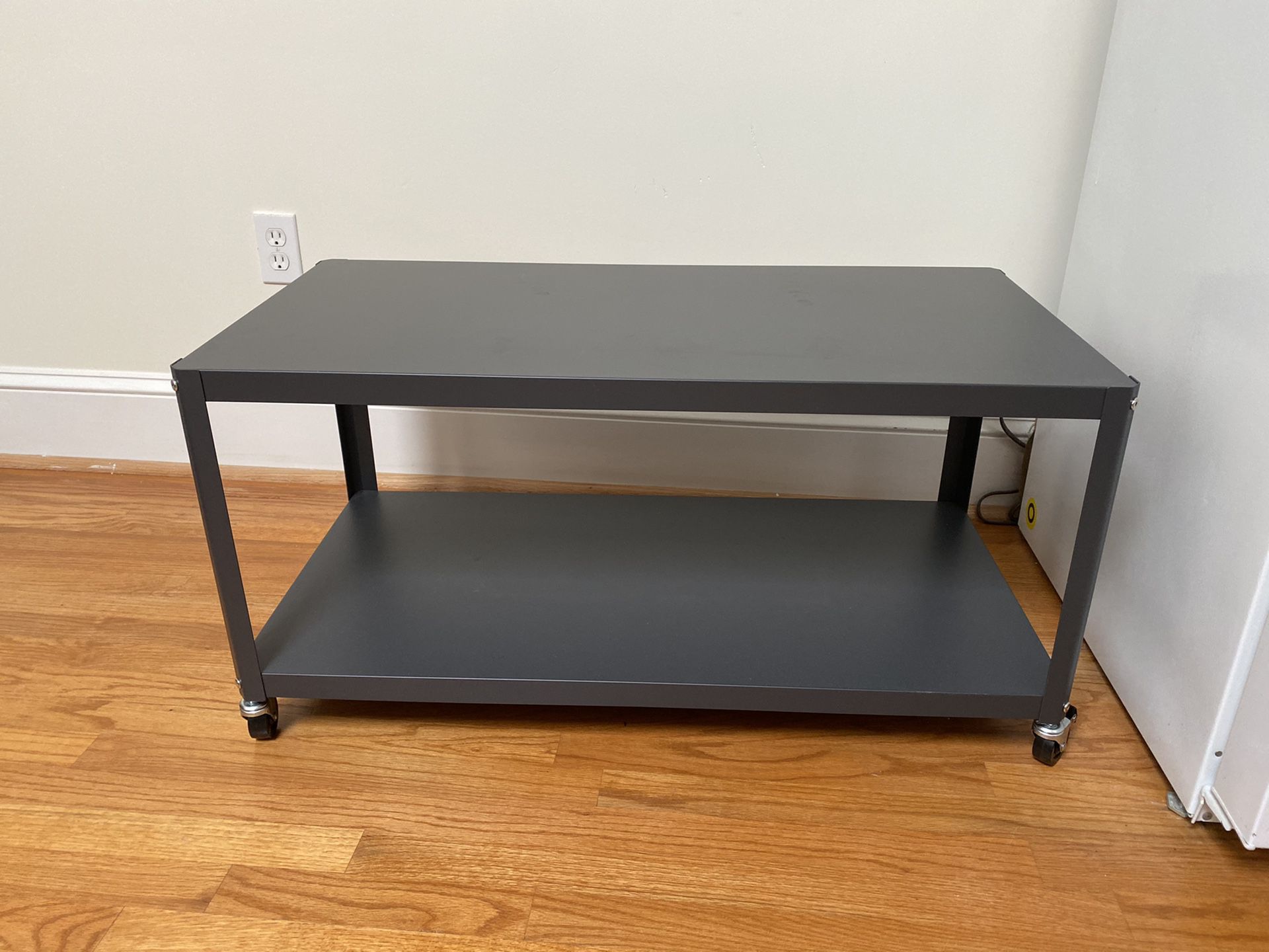 Metal coffee table on wheels / tv stand / multi cart- 2 months old