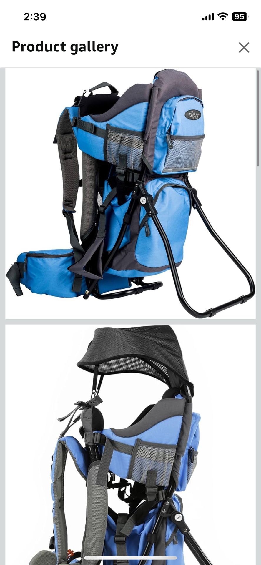 Clever plus Baby Backpack