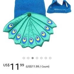 Dog Or Cat Peacock Costume 