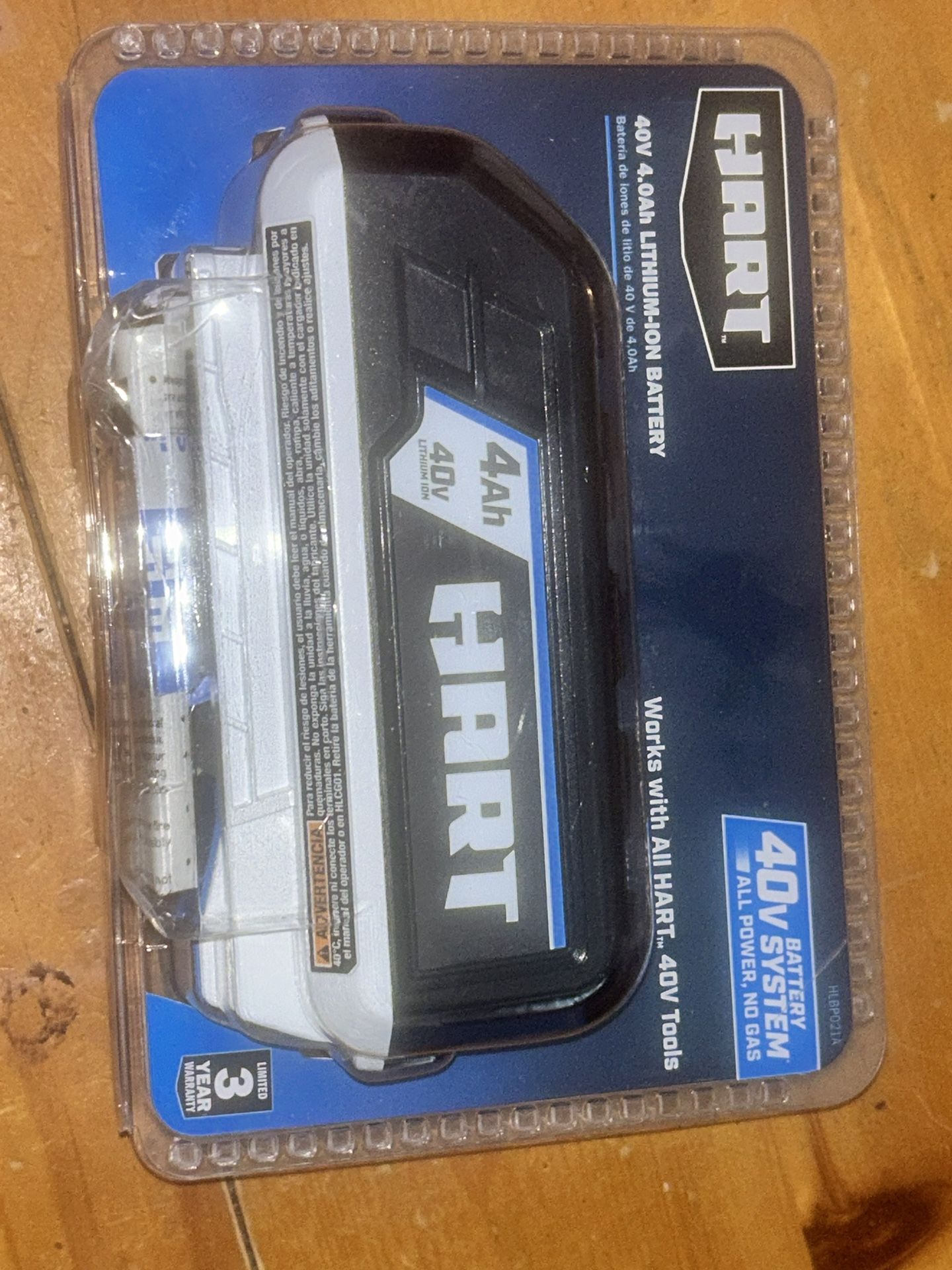 Hart 40V 4.0ah Battery