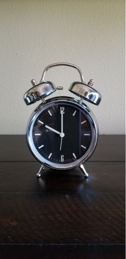 Twin Bell Desk Clock New! Just Needed Battery