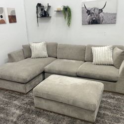 Gray Sectional Couch - Free Delivery