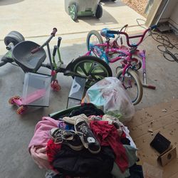 Bikes and clothes
