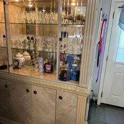 China Cabinet With Dining Table 