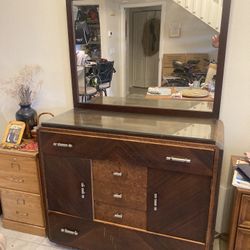 Antique Wooden Buffet / Chest 