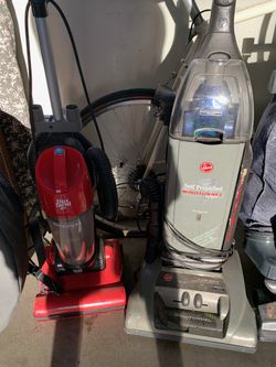 1 Hoover vacuum, 1 dirt devil vacuum - $20