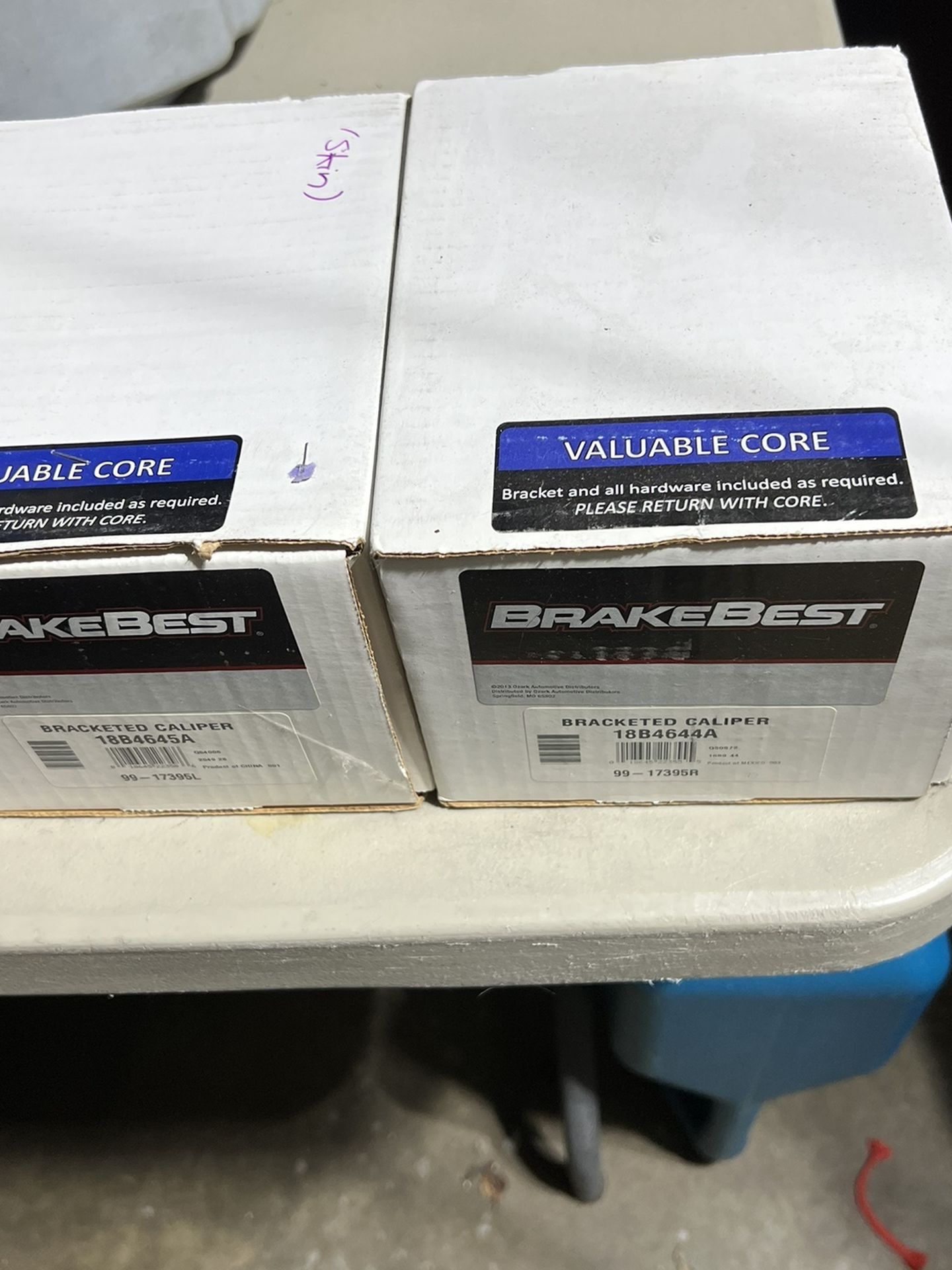 2 New/Remaned BrakeBest Front Brake Calipers