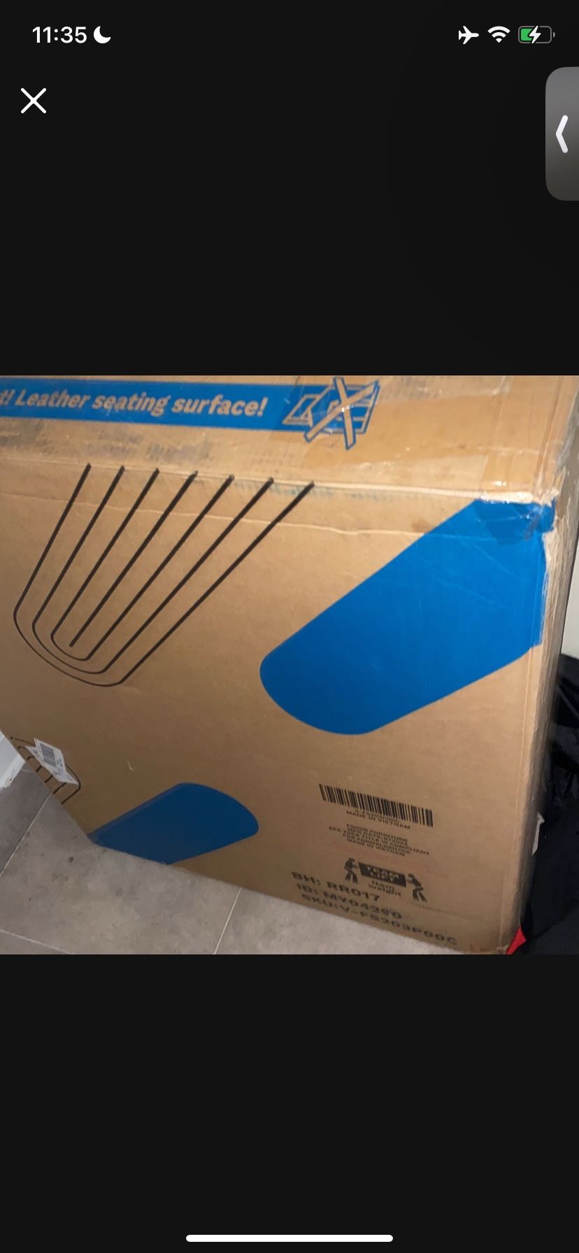 Unopened Futon With Cup holders