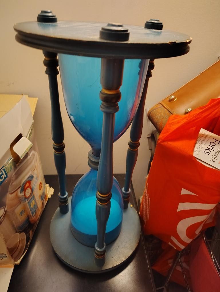 Antique Style Life Size Hourglass For Sale!