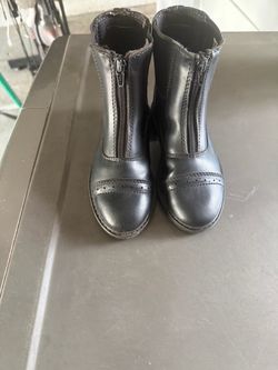 Kids Equestrian Black Boots