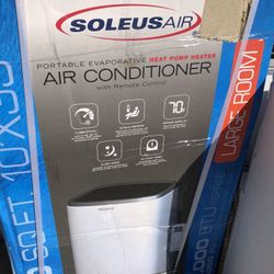 Aire Acondicionado De Aire Frio Y Caliente.    Soleus Air 12,000 BTU/8,000 BTU DOE Portable Air Conditioner w/ Heat Pump