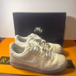 Nike Air Force 1 Low '07 LV8 EMB Summit White Blue Whisper DV0787-100 sz 10.5 M