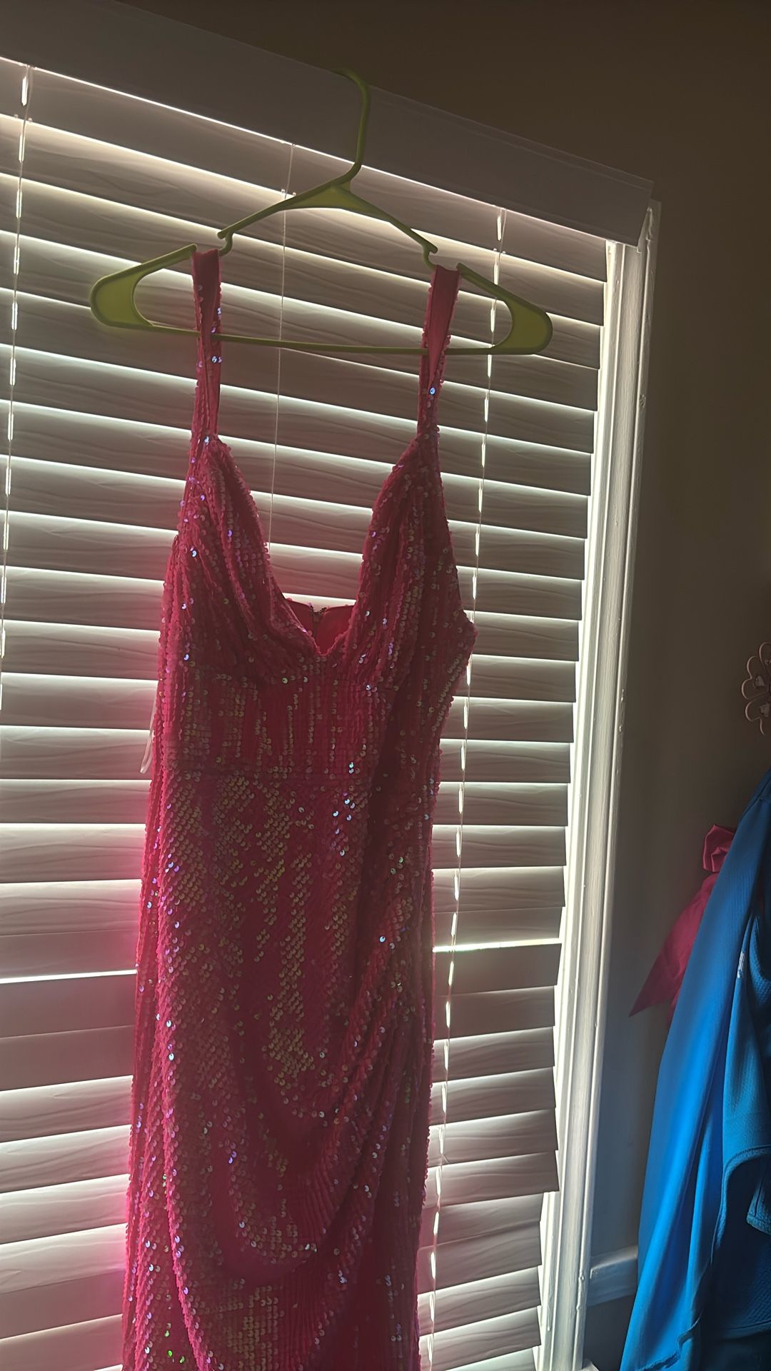 Pink sequin dress