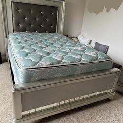Glam Bed Frame Full