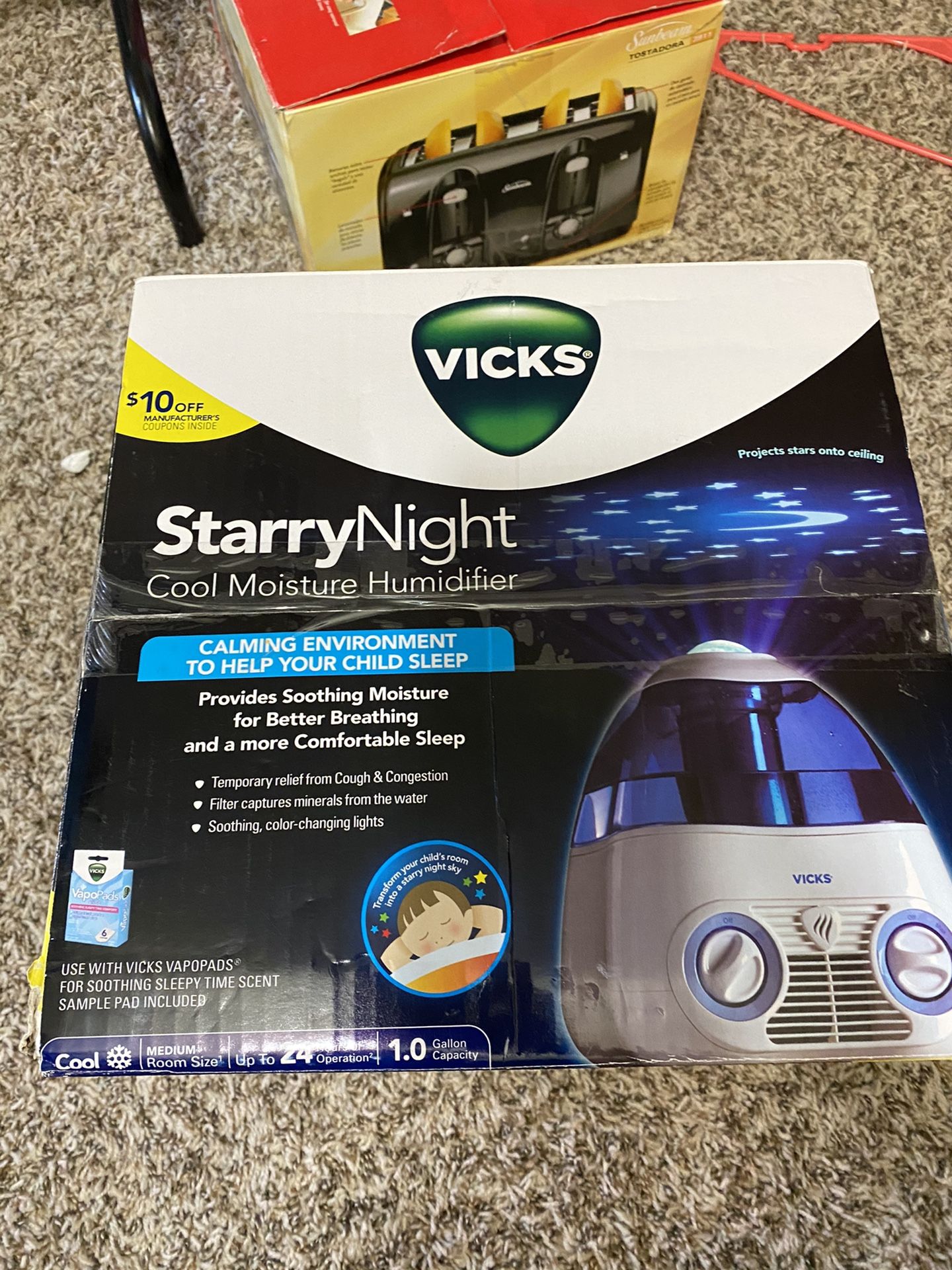 Vicks Cool mist humidifier: Like new