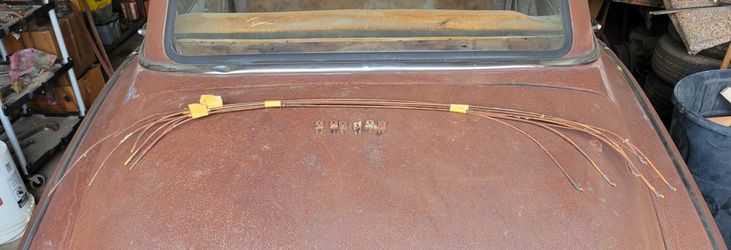 Chevrolet Fleetline Headliner Bows