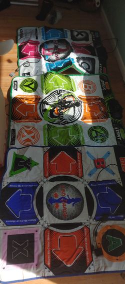Dance Dance Revolution dancing pads