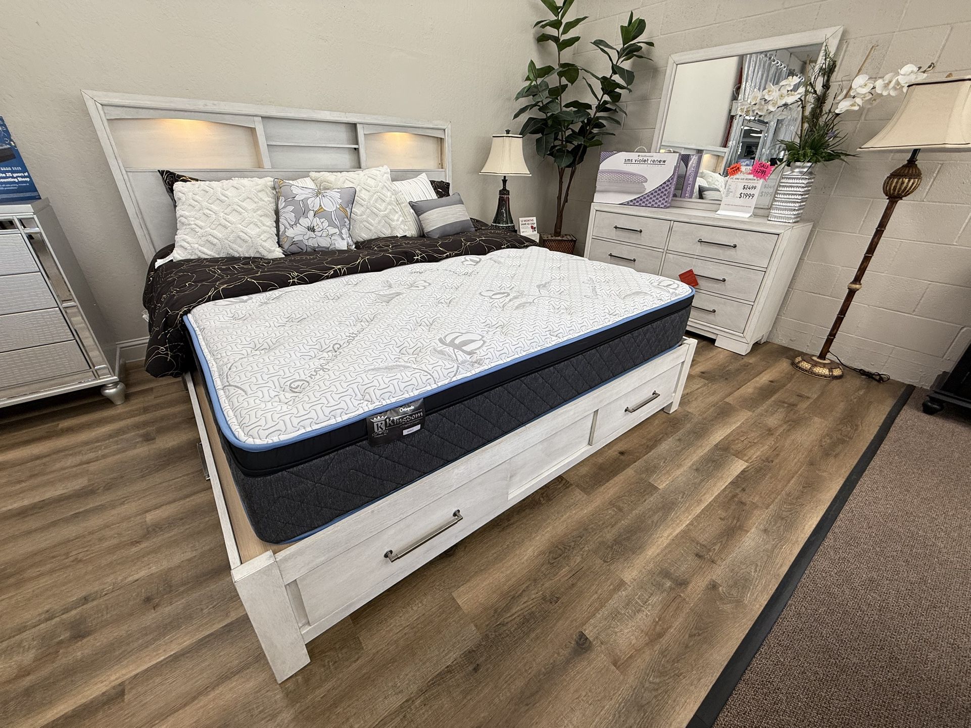 4 Pc King Bedroom Set