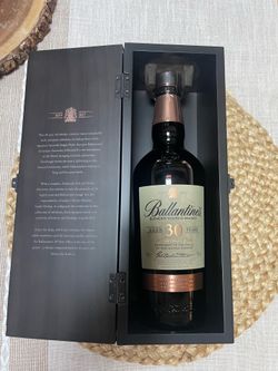 Ballantines Whisky Empty Bottle with Box