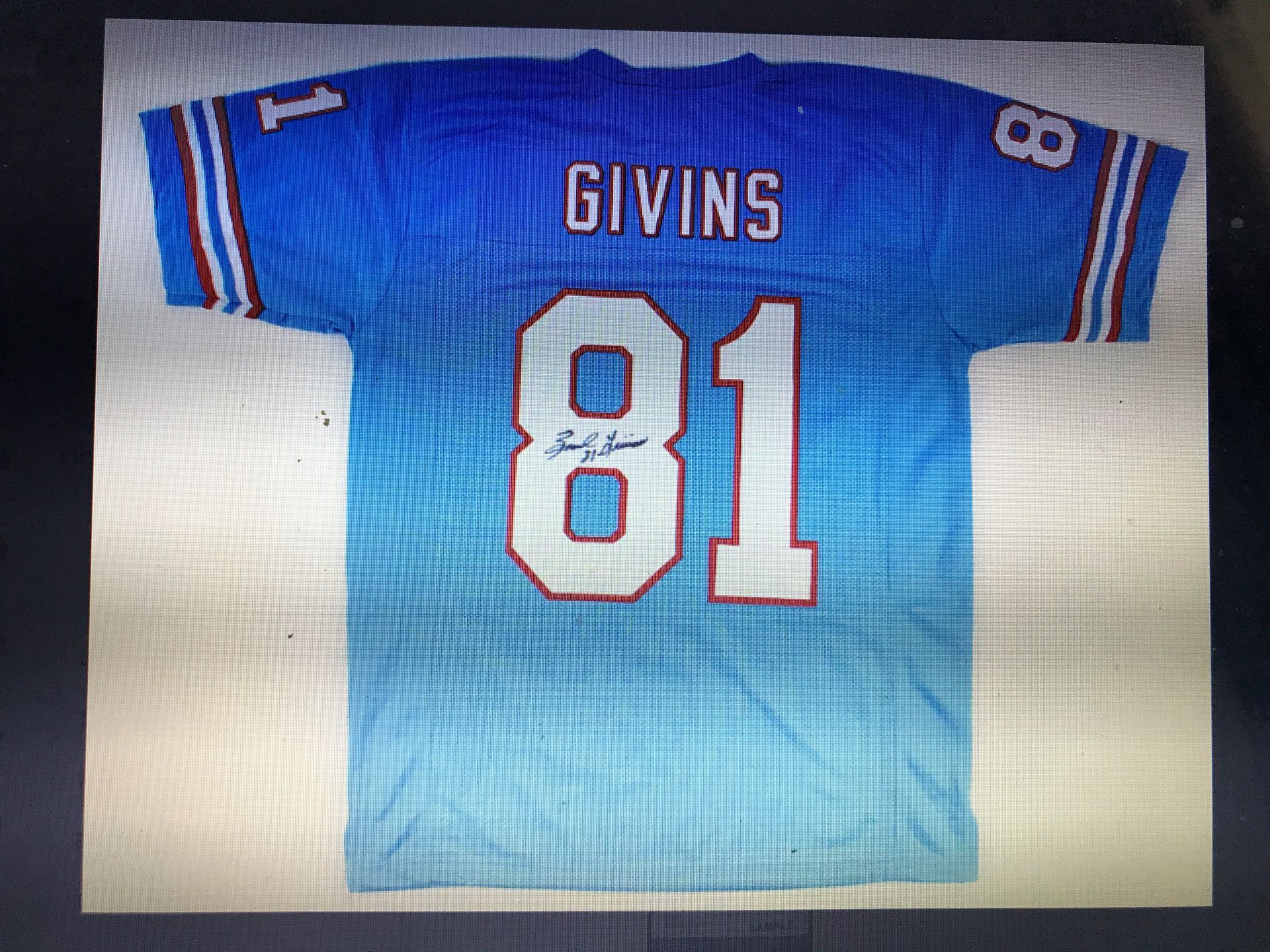Ernest Givins signed Houston Oilers jersey for Sale in Tacoma, WA - OfferUp