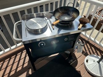 Cuisinart Outdoor Wok Station, 50,000 BTU Propane Outdoor Wok Burner