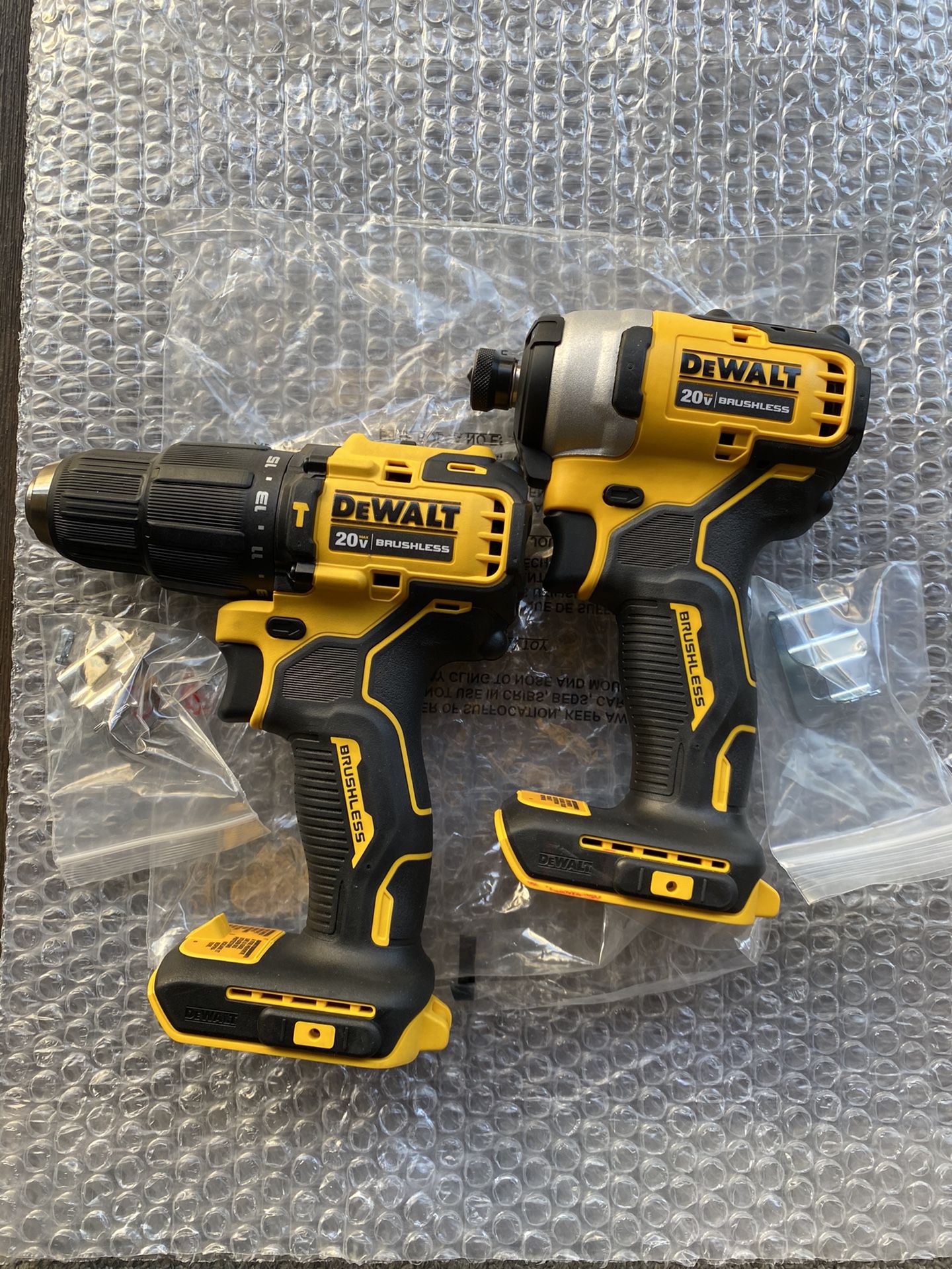 Dewalt ATOMIC 20-Volt MAX Cordless Brushless Compact Hammer Drill/Impact Combo Kit (tools (-Tool)