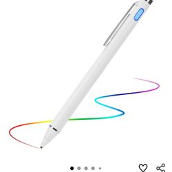 Active Stylus Digital Pen with Ultra Fine Tip Stylus for iPad iPhone Samsung Tablets, Compatible with Apple Pen,Stylus Pen for iPad Pro, White
