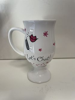 ‘Let’s Chat!’ And ‘Girl Talk!’ Coffee Mugs
